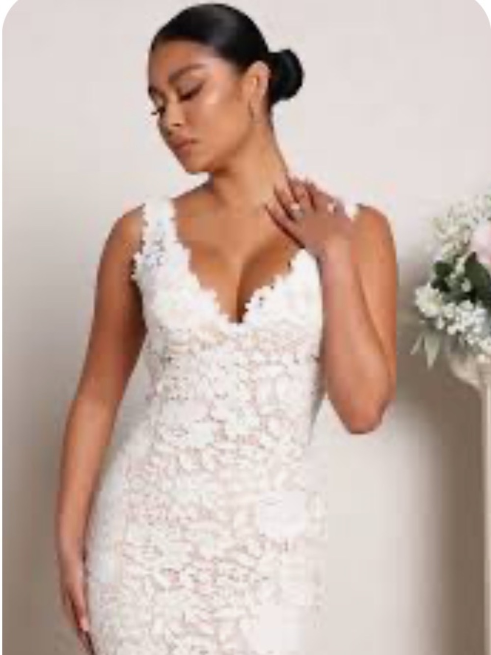 Jill Stuart Sleeveless White Floral Lace Sheath Dress size 8
